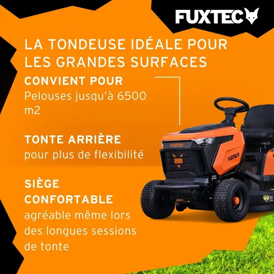 Tondeuse à gazon autoportée FUXTEC FX-RMT92A